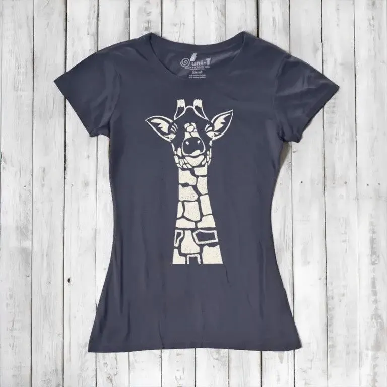 Women's Giraffe T-shirt - Stylish and Comfortable Animal Print