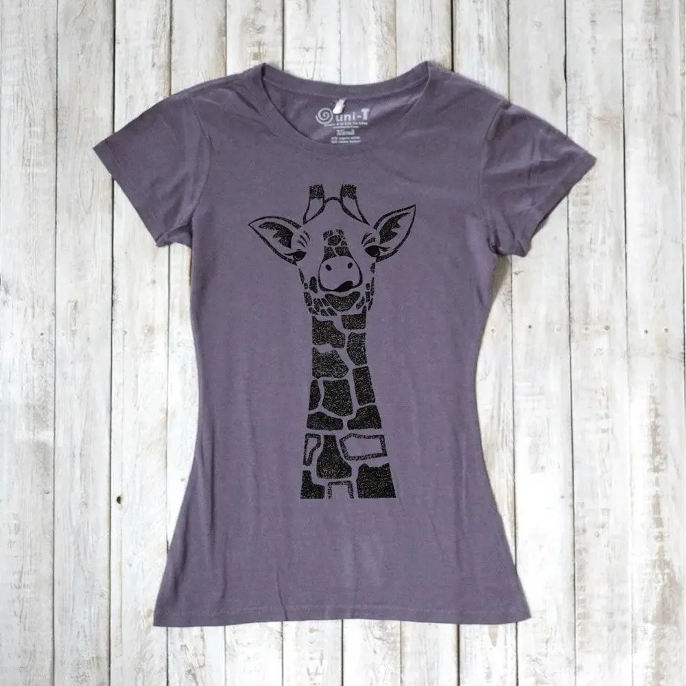 Women's Giraffe T-shirt - Stylish and Comfortable Animal Print