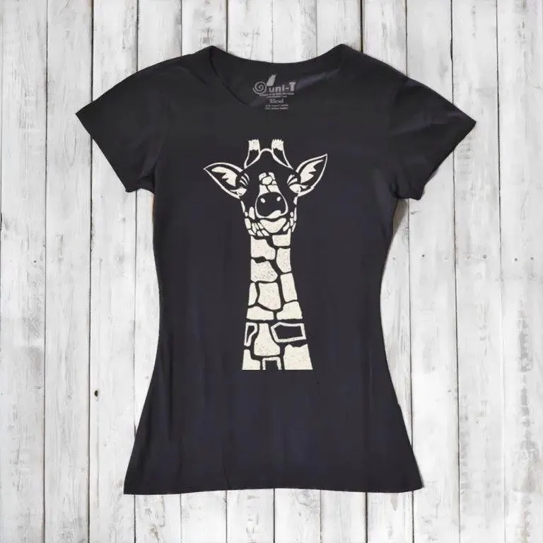 Women's Giraffe T-shirt - Stylish and Comfortable Animal Print
