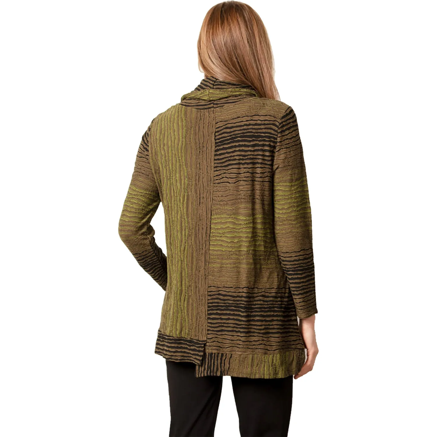 Women's Habitat Cowl Neck Pieced Tunic Olive
