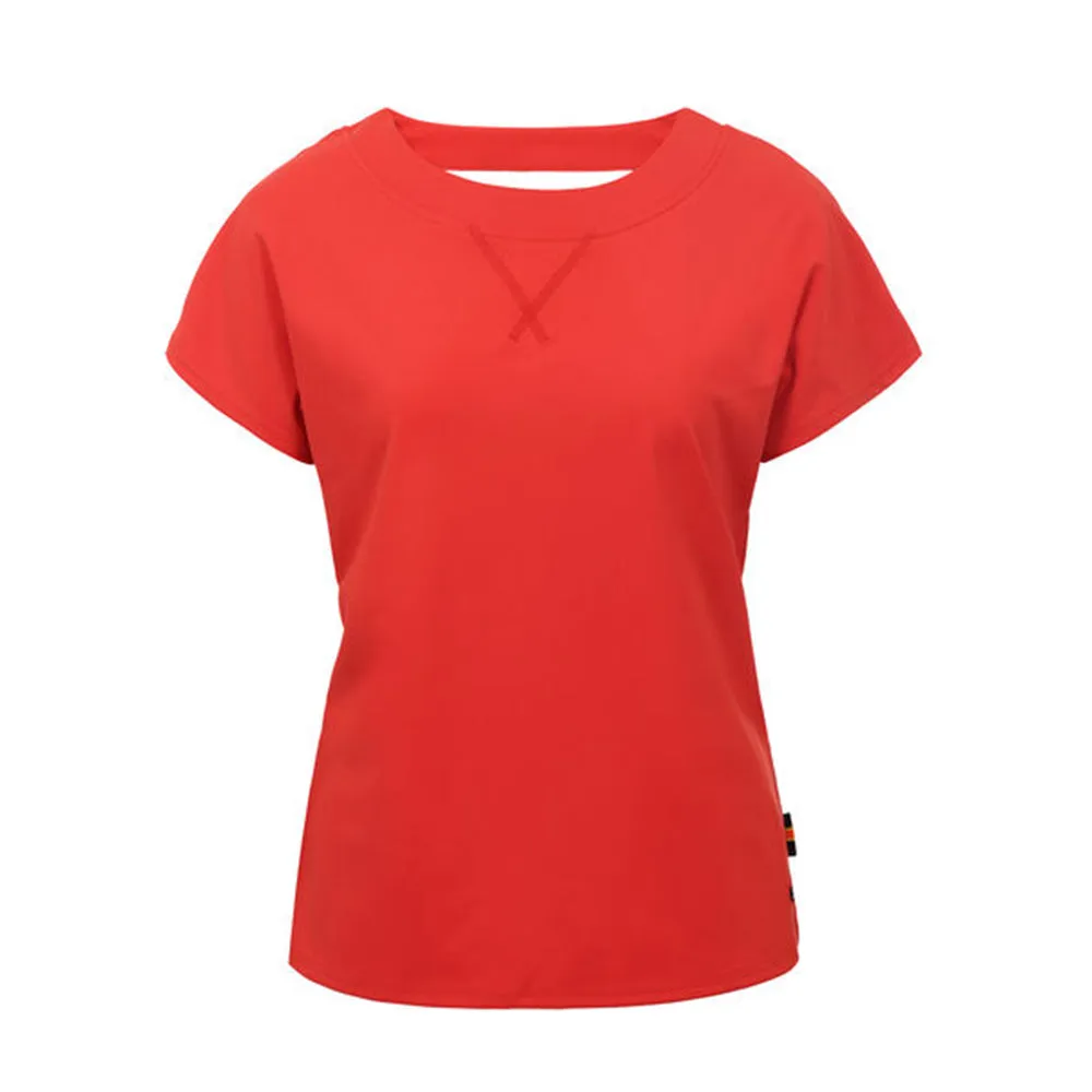 Women's Solid Sport Top,Orange