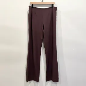 Wool Blend Straight Leg Dress Pants