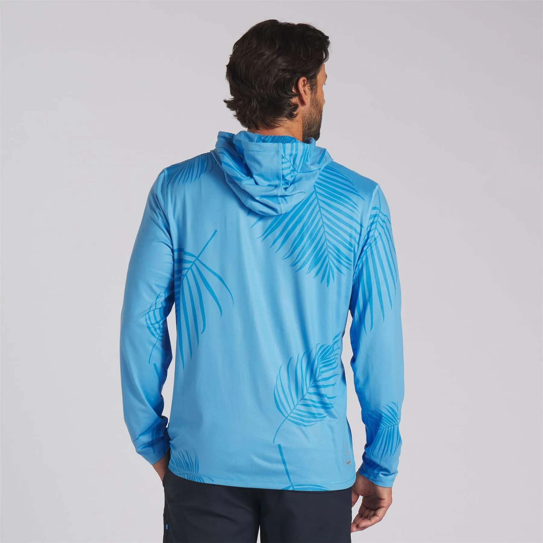 x PTC Palm Print Hoodie Regal Blue - SS24
