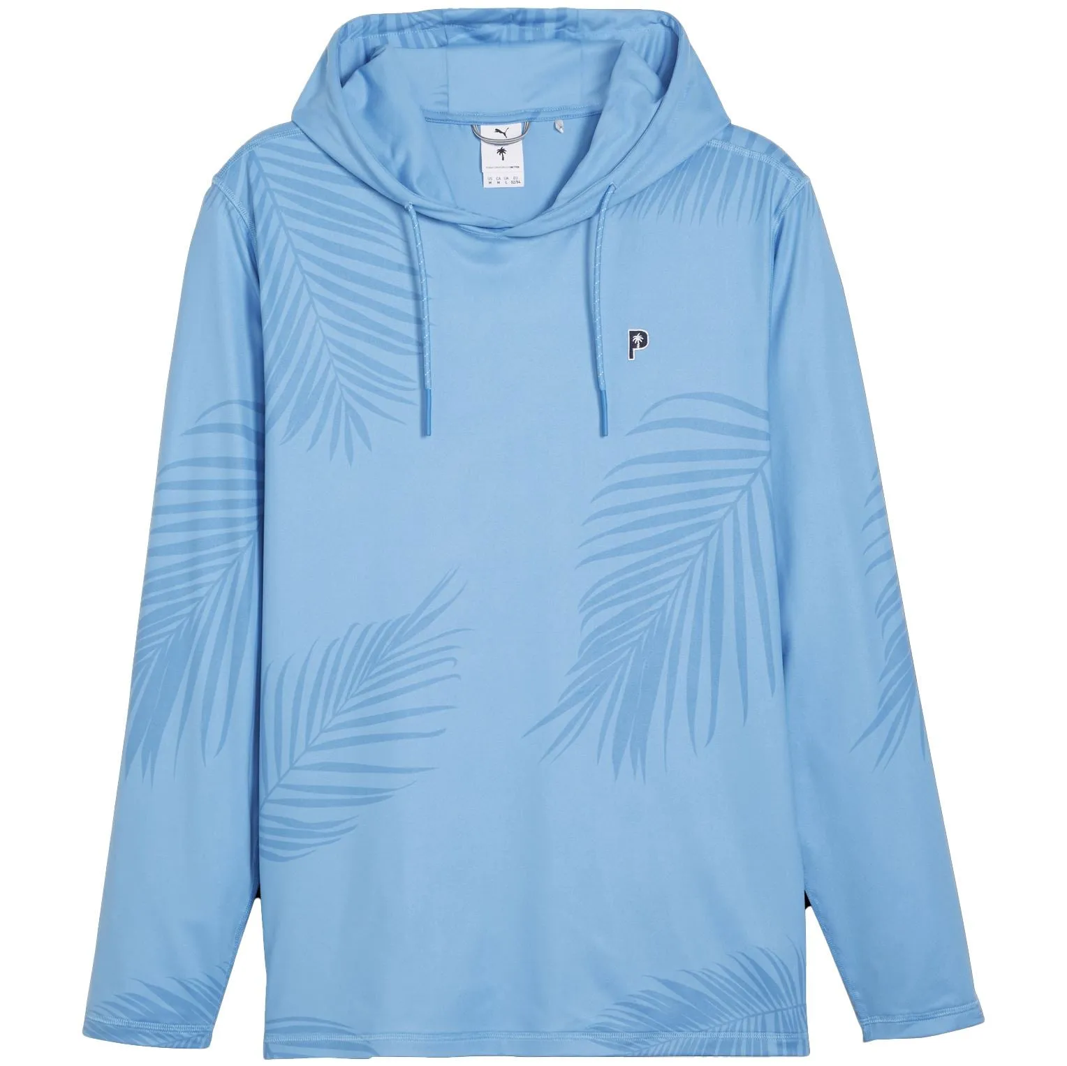x PTC Palm Print Hoodie Regal Blue - SS24