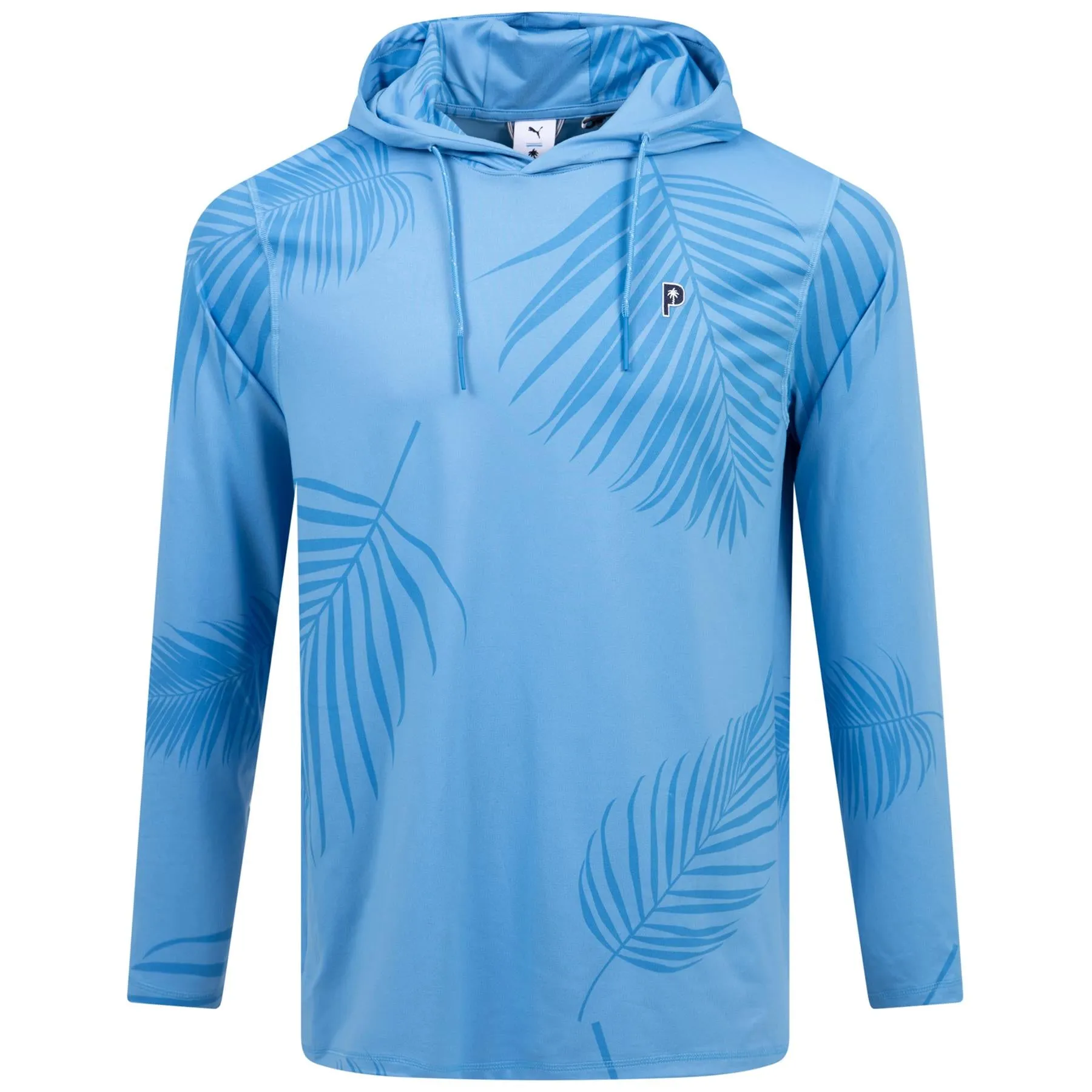 x PTC Palm Print Hoodie Regal Blue - SS24