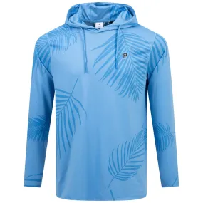 x PTC Palm Print Hoodie Regal Blue - SS24
