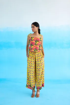 Yellow Rose Hi-Low Strappy Top
