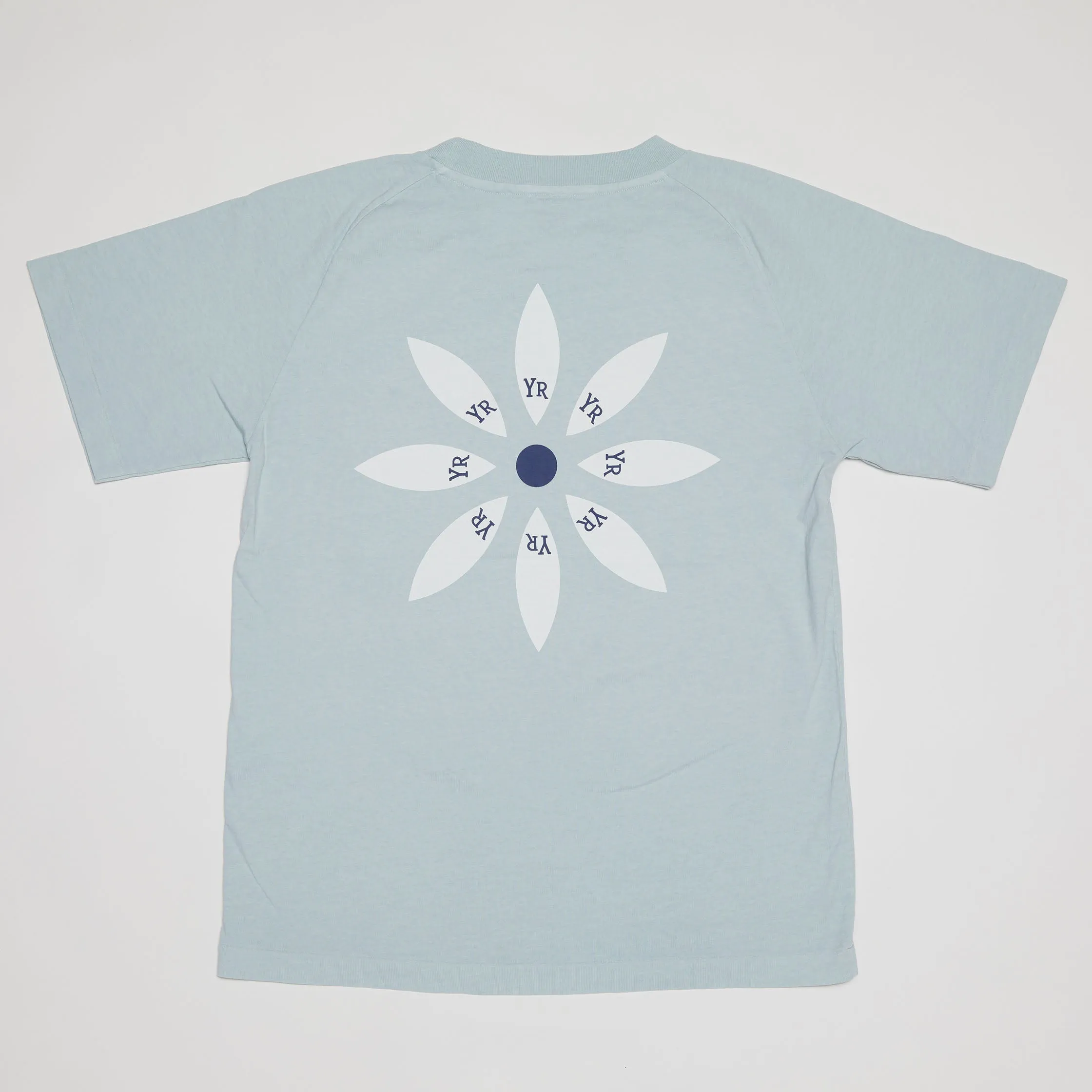 YR Flower T-Shirt (Dusty Blue)
