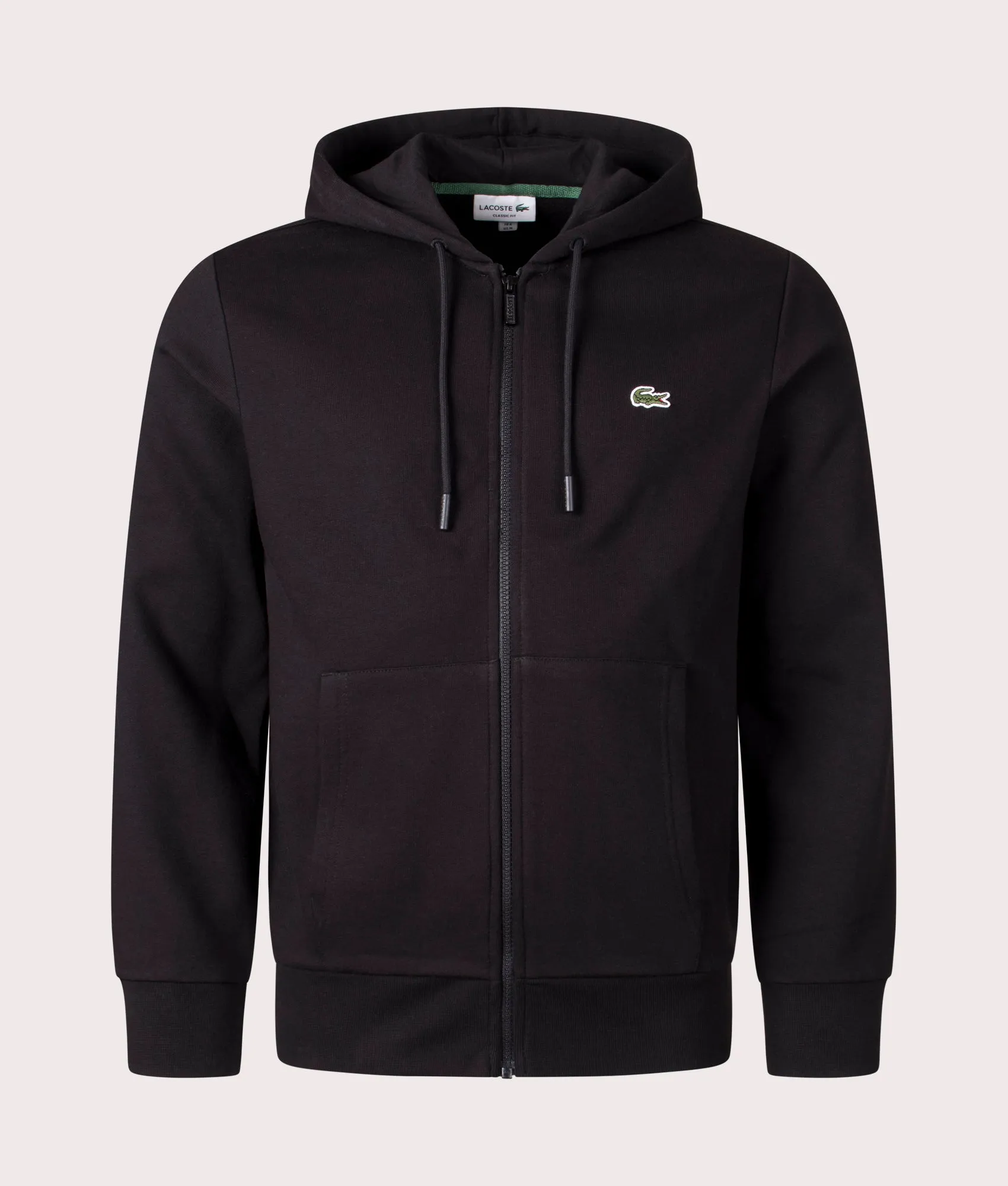 Zip Through Logo Hoodie