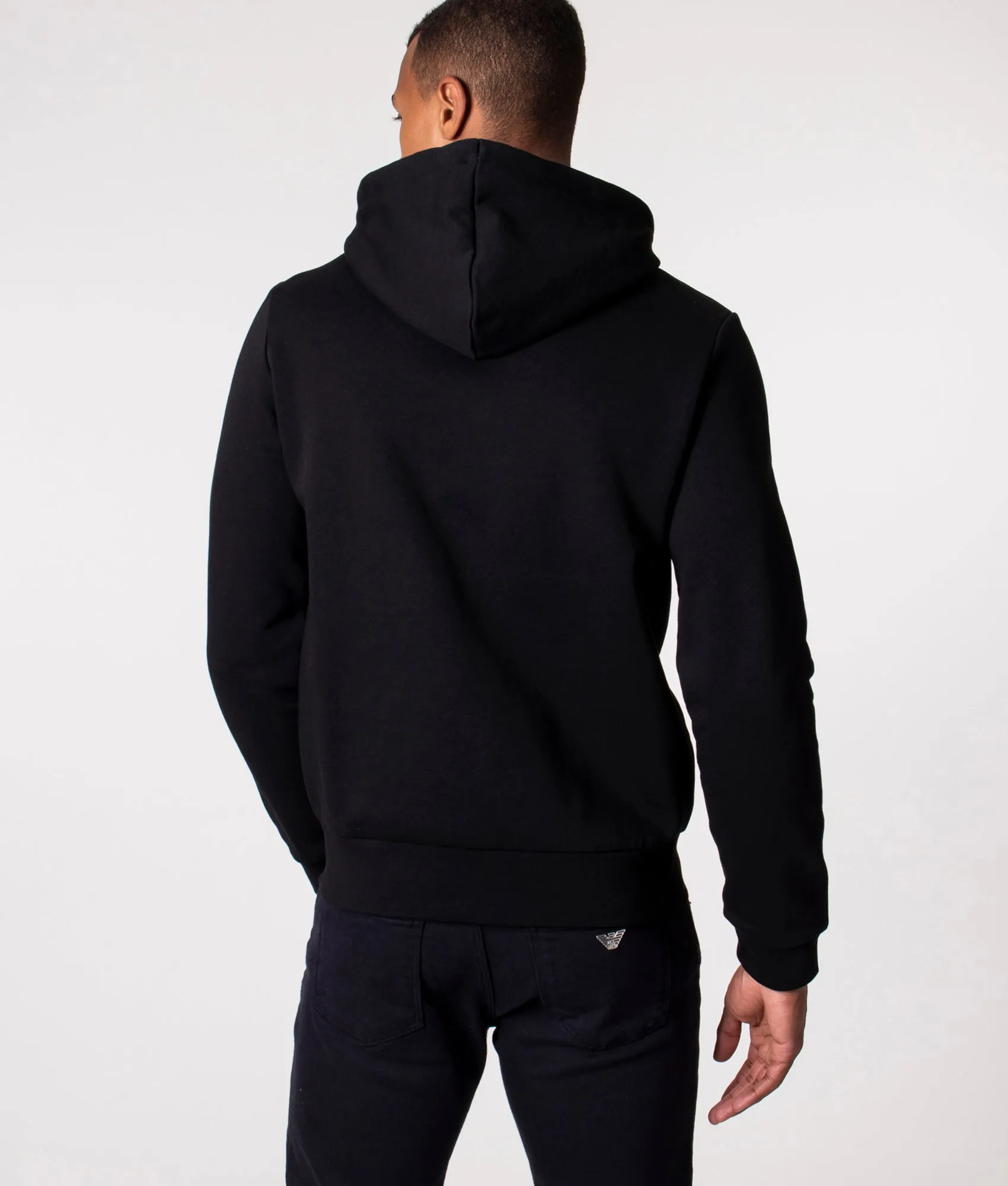 Zip Through Logo Hoodie